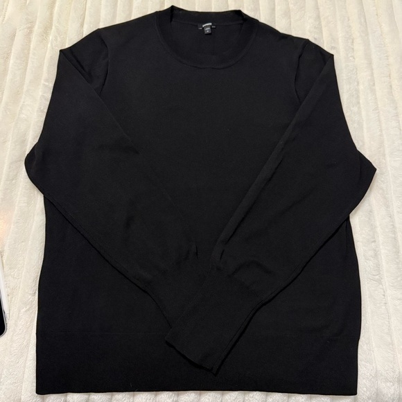 Express Black Long Sleeve Top - Picture 1 of 4